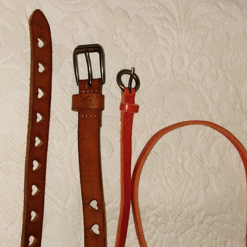 Genuine leather belt